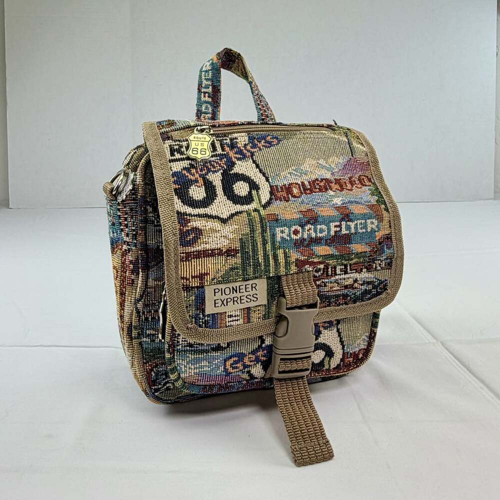 Pioneer Express Route 66 Tapestry Crossbody Bag
